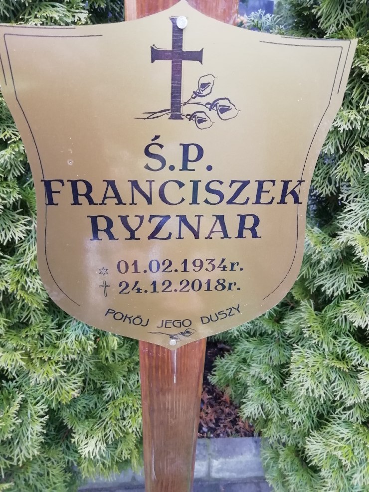 Grób Franciszek Ryznar