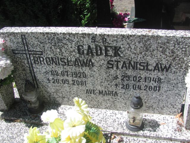 Bronisława Gądek 1920 Trzebnica - Grobonet - Wyszukiwarka osób pochowanych