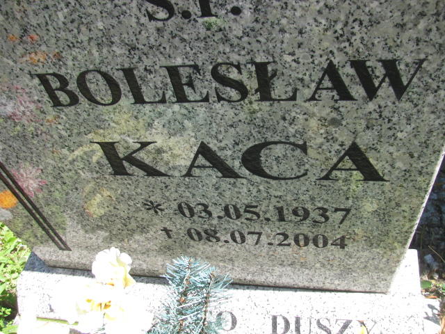 Bolesław Kaca 1937 Trzebnica - Grobonet - Wyszukiwarka osób pochowanych