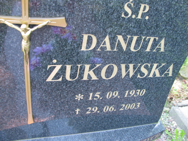 Danuta Żukowska 1930 Trzebnica - Grobonet - Wyszukiwarka osób pochowanych