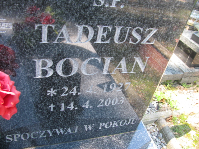 Tadeusz Bocian 1927 Trzebnica - Grobonet - Wyszukiwarka osób pochowanych