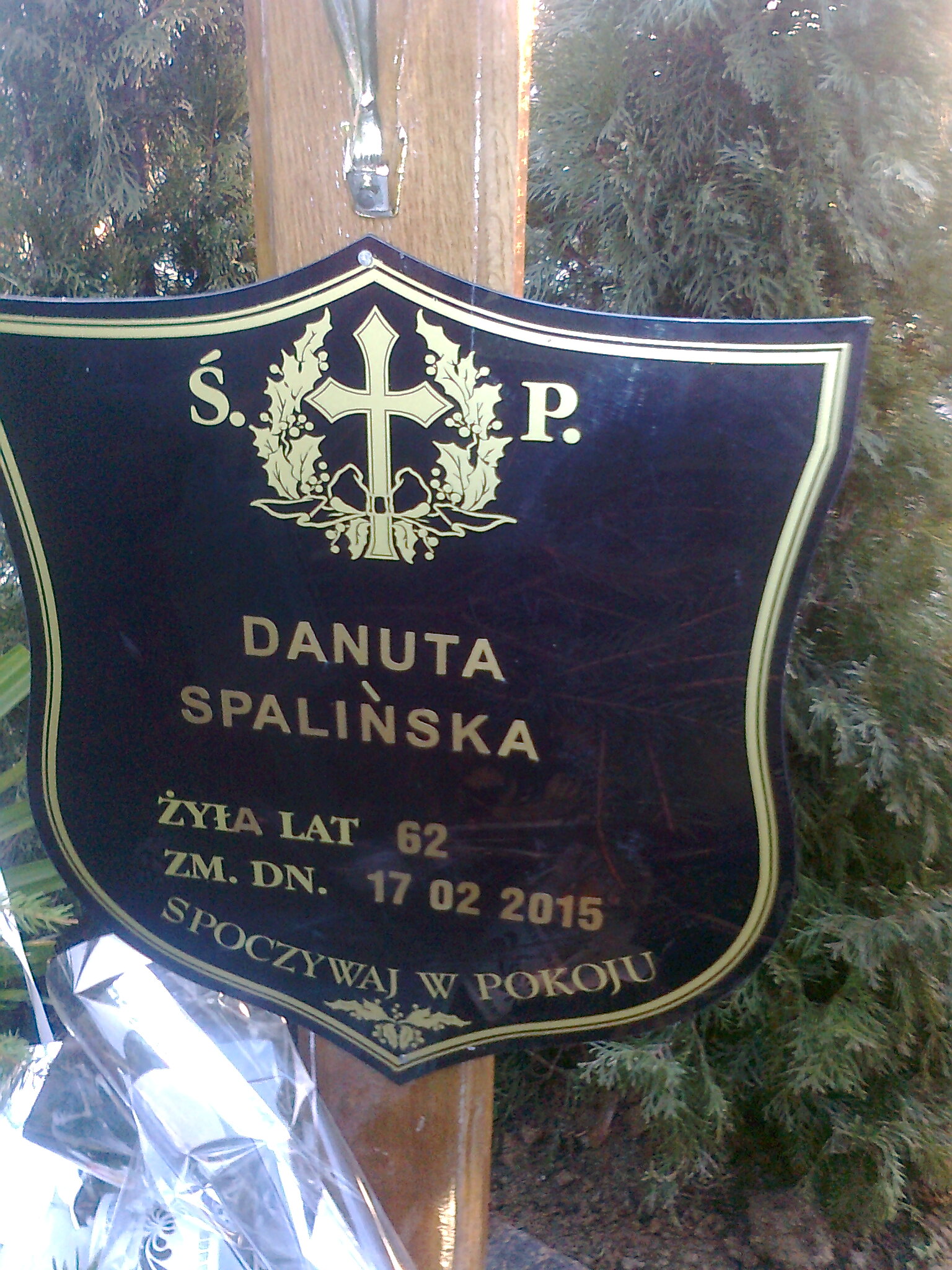 Grób Danuta Spalińska