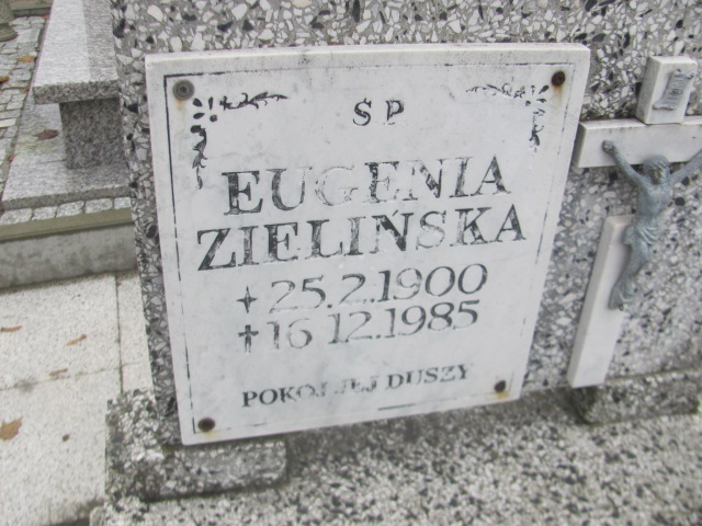 Eugenia Zielińska  1900 Trzebnica - Grobonet - Wyszukiwarka osób pochowanych