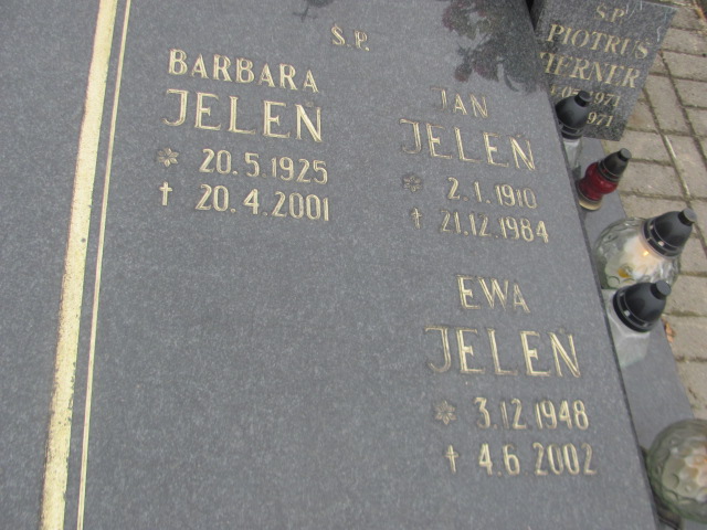 Barbara Jeleń 1925 Trzebnica - Grobonet - Wyszukiwarka osób pochowanych