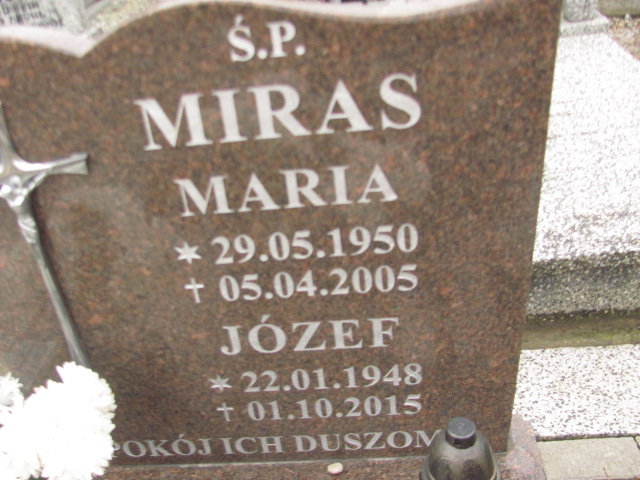 Maria Miras  1950 Trzebnica - Grobonet - Wyszukiwarka osób pochowanych