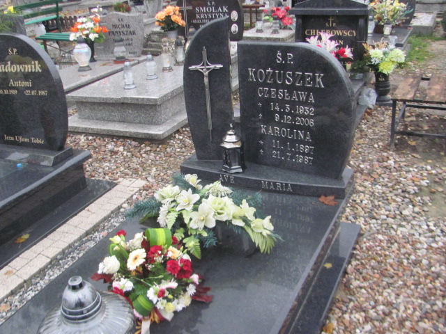 Grób Karolina Kożuszek