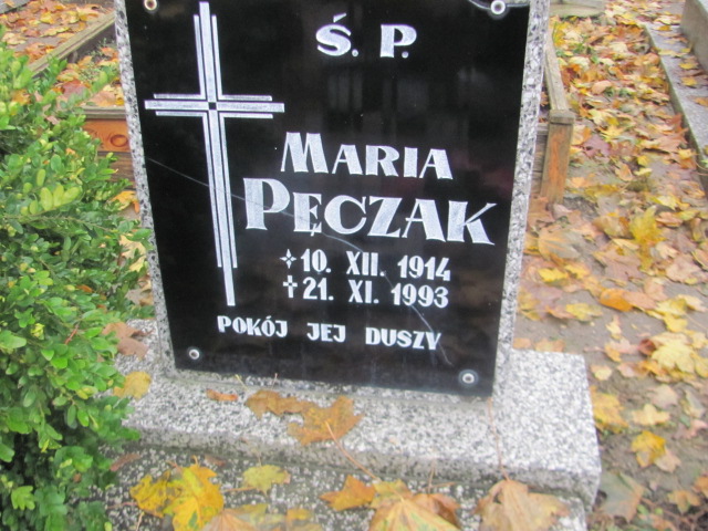 Maria Pęczak 1914 Trzebnica - Grobonet - Wyszukiwarka osób pochowanych