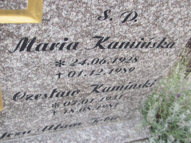 Czesław Kamiński 1931 Trzebnica - Grobonet - Wyszukiwarka osób pochowanych