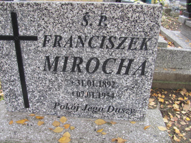 Franciszek Mirocha 1892 Trzebnica - Grobonet - Wyszukiwarka osób pochowanych