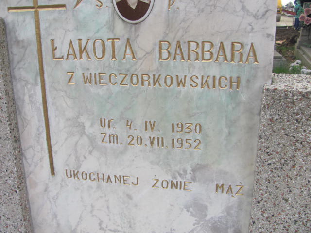 Grób Barbara Łakota