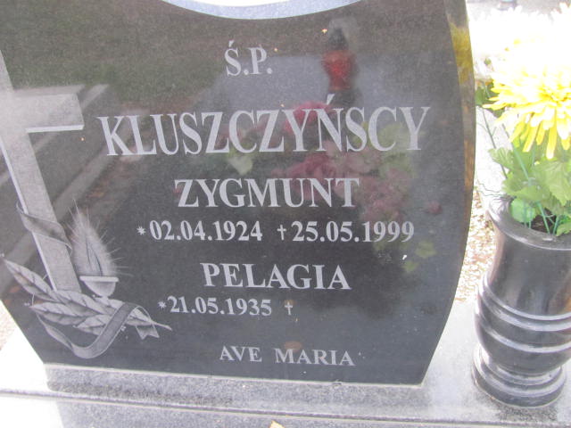 Pelagia Kluszczyńska  1935 Trzebnica - Grobonet - Wyszukiwarka osób pochowanych
