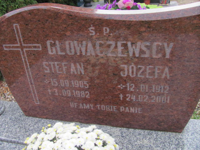 Józefa Głowaczewska 1912 Trzebnica - Grobonet - Wyszukiwarka osób pochowanych