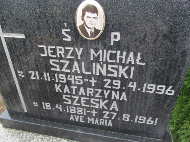 Jerzy Michał Szaliński 1945 Trzebnica - Grobonet - Wyszukiwarka osób pochowanych