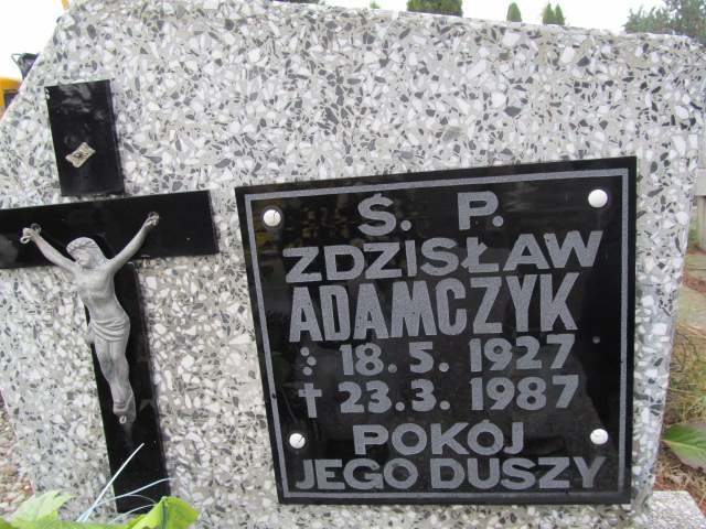 Zdzisław Adamczyk 1927 Trzebnica - Grobonet - Wyszukiwarka osób pochowanych
