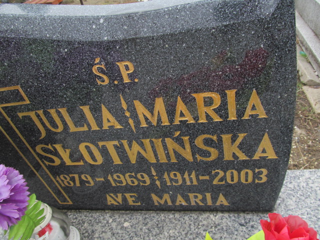 Julia Słotwińska 1878 Trzebnica - Grobonet - Wyszukiwarka osób pochowanych