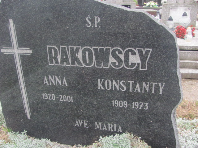 Anna Rakowska 1919 Trzebnica - Grobonet - Wyszukiwarka osób pochowanych