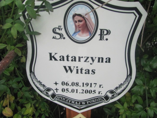 Katarzyna Witas 1917 Trzebnica - Grobonet - Wyszukiwarka osób pochowanych