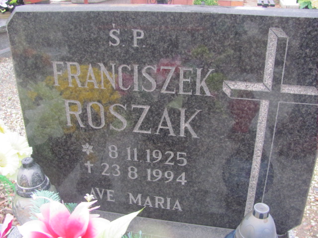 Jan Roszak 1956 Trzebnica - Grobonet - Wyszukiwarka osób pochowanych