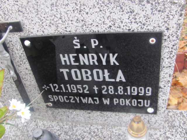 Henryk Toboła 1952 Trzebnica - Grobonet - Wyszukiwarka osób pochowanych