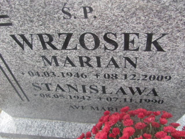 Grób Marian Wrzosek