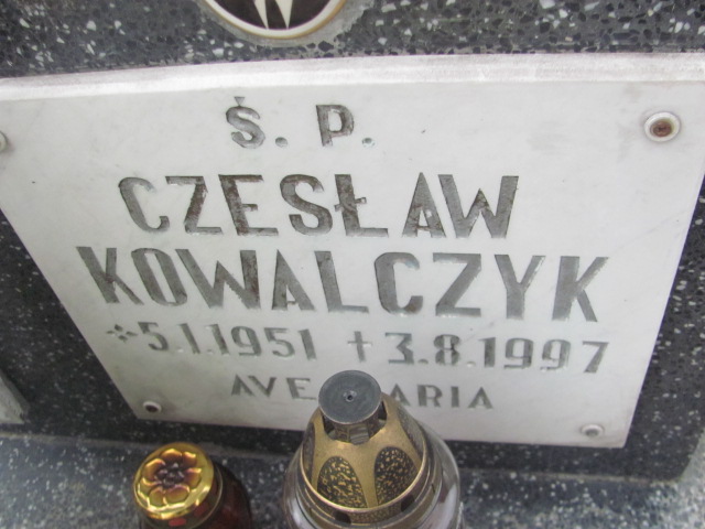 Czesław Kowalczyk 1951 Trzebnica - Grobonet - Wyszukiwarka osób pochowanych