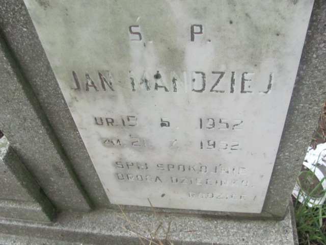 Grób Jan Mandziej