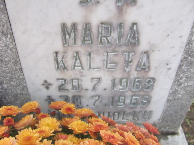 Grób Maria Kaleta