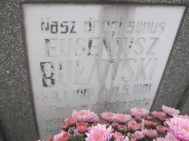 Eugeniusz Buławski 1961 Trzebnica - Grobonet - Wyszukiwarka osób pochowanych