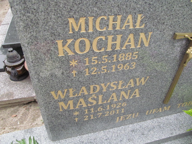 Michał Kochan 1885 Trzebnica - Grobonet - Wyszukiwarka osób pochowanych